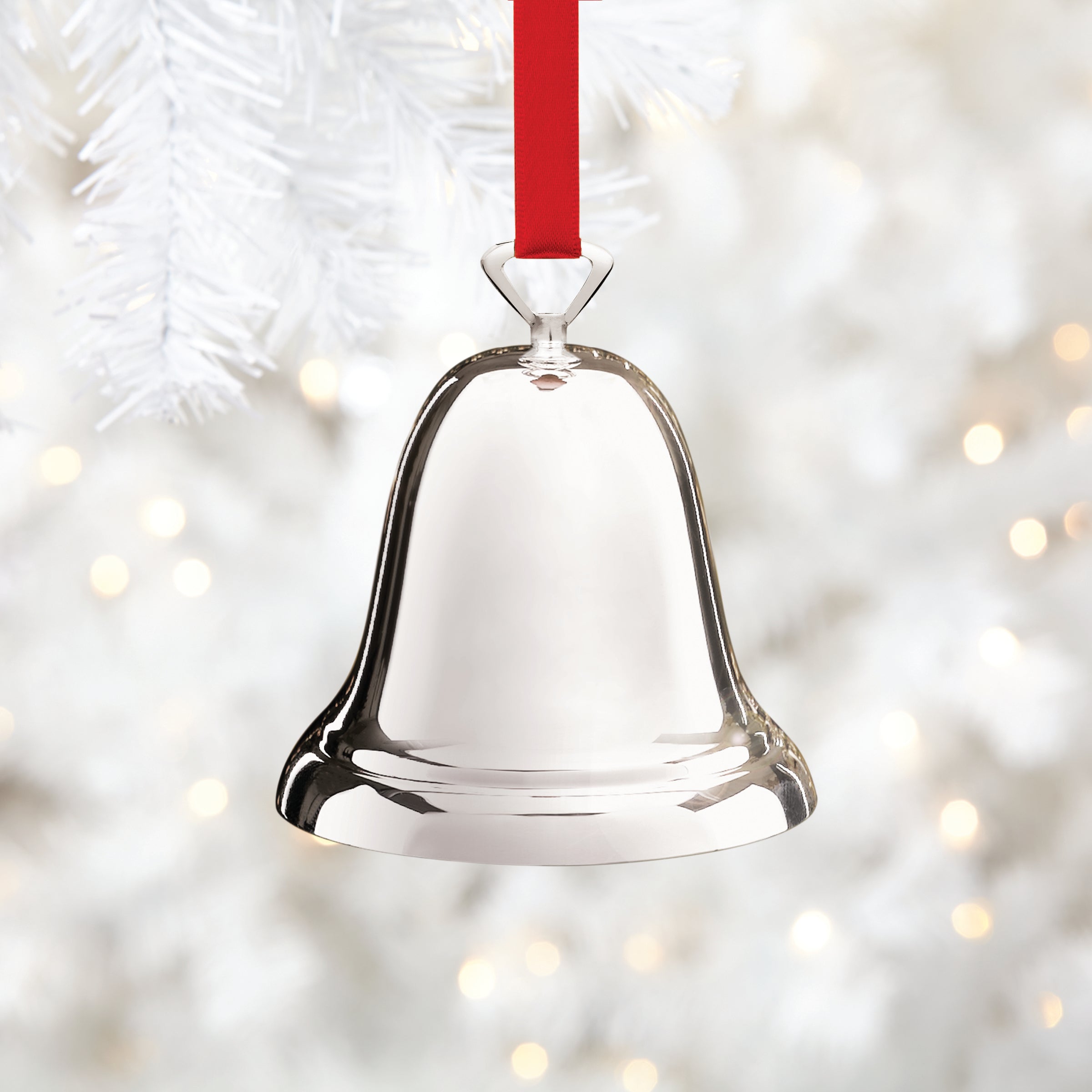 Ringing In The Season Silverplate Bell Ornament