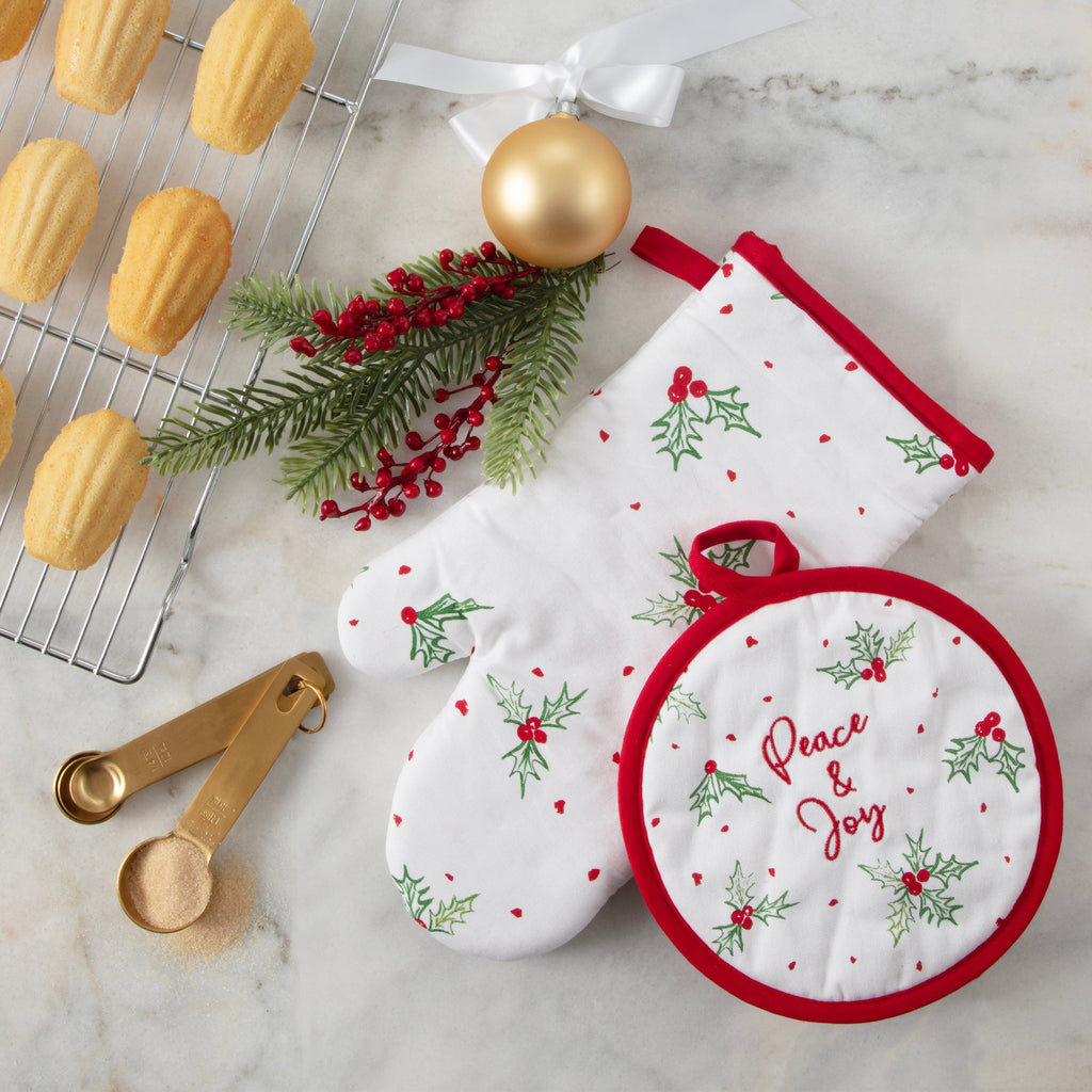 Bayberry 2-Piece Oven Mitt & Pot Holder Set
