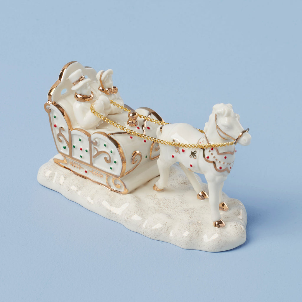 Mistletoe Park Horse & Sleigh Figurines