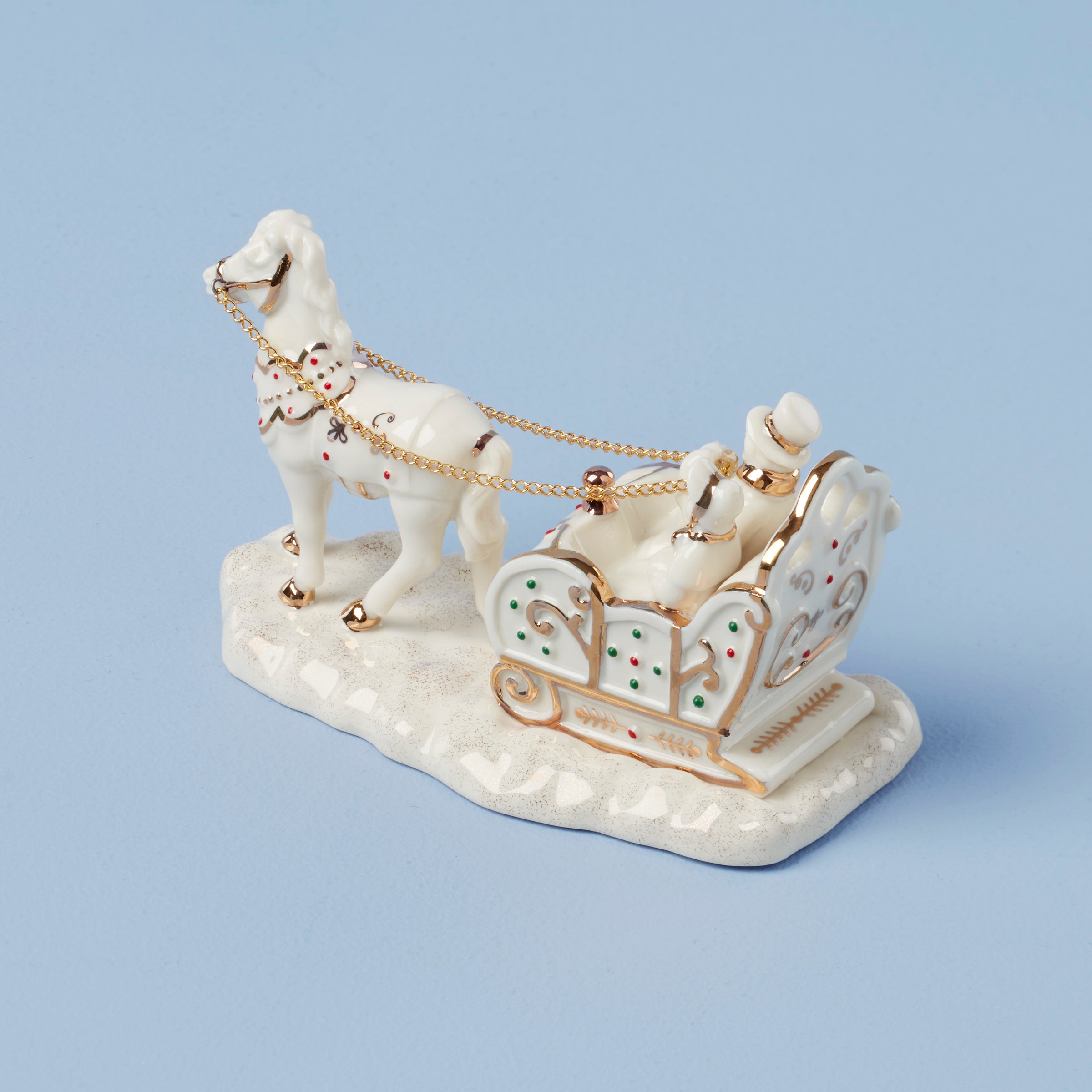 Mistletoe Park Horse & Sleigh Figurines