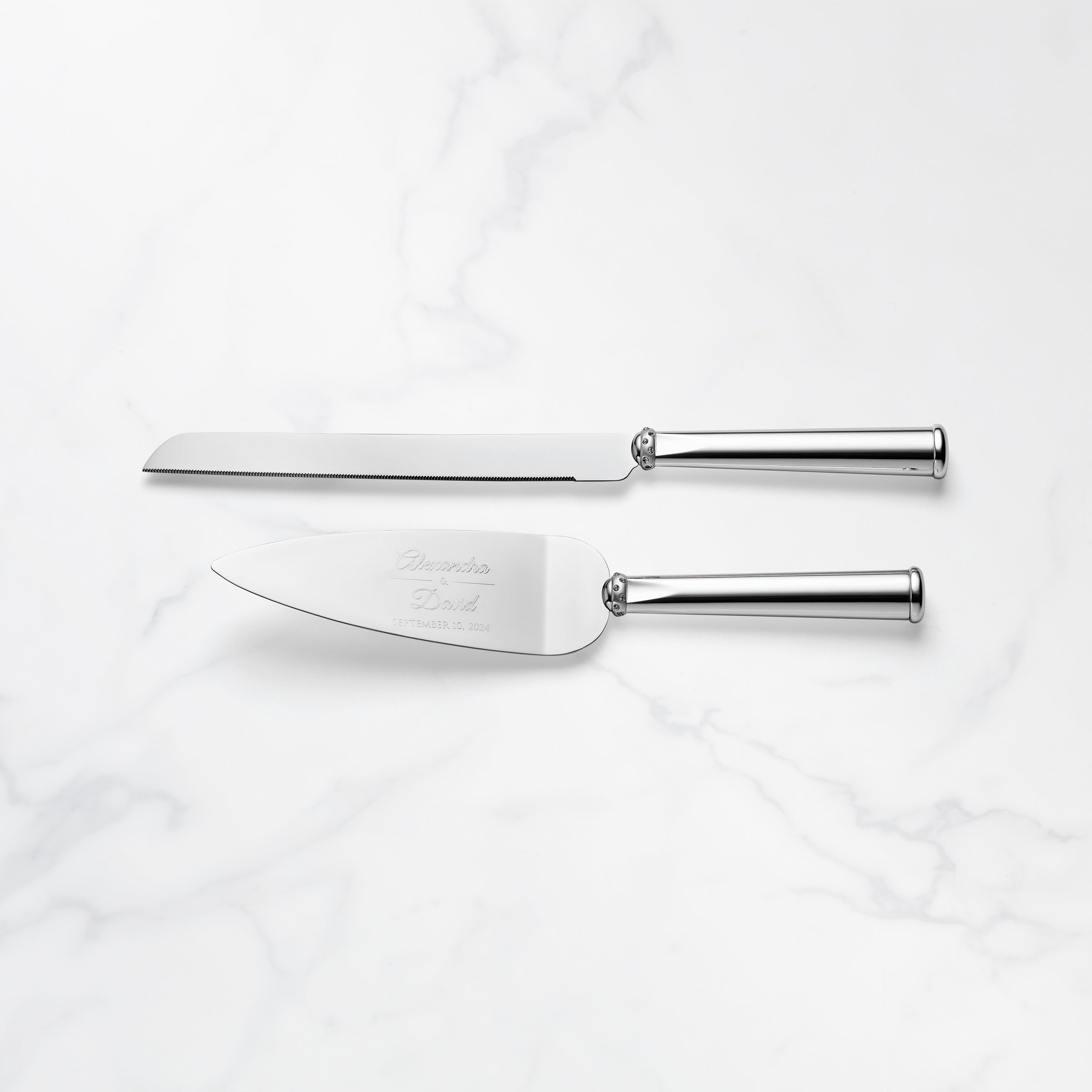 Personalized Devotion 2-Piece Cake Knife & Server Set
