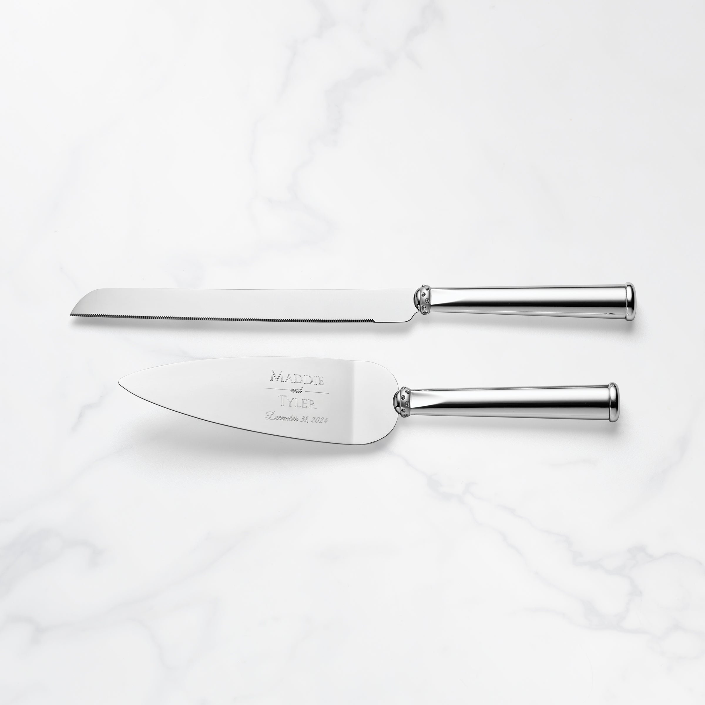 Personalized Devotion 2-Piece Cake Knife & Server Set