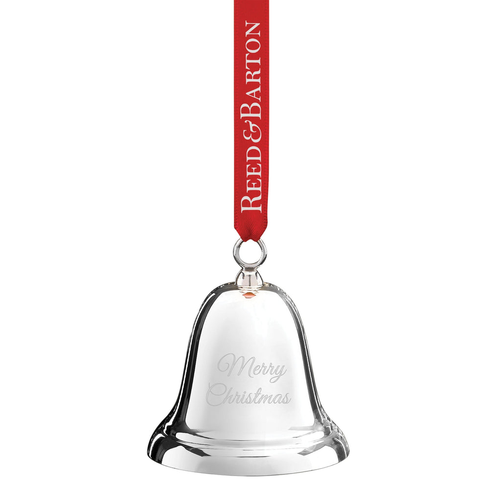 Personalized Legacy Sterling Silver Bell Ornament