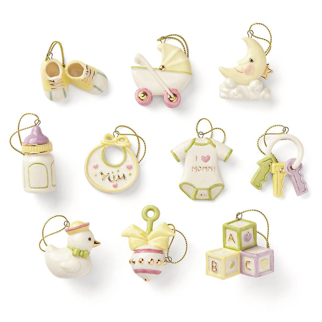 Baby Memories 10-Piece Ornament Set
