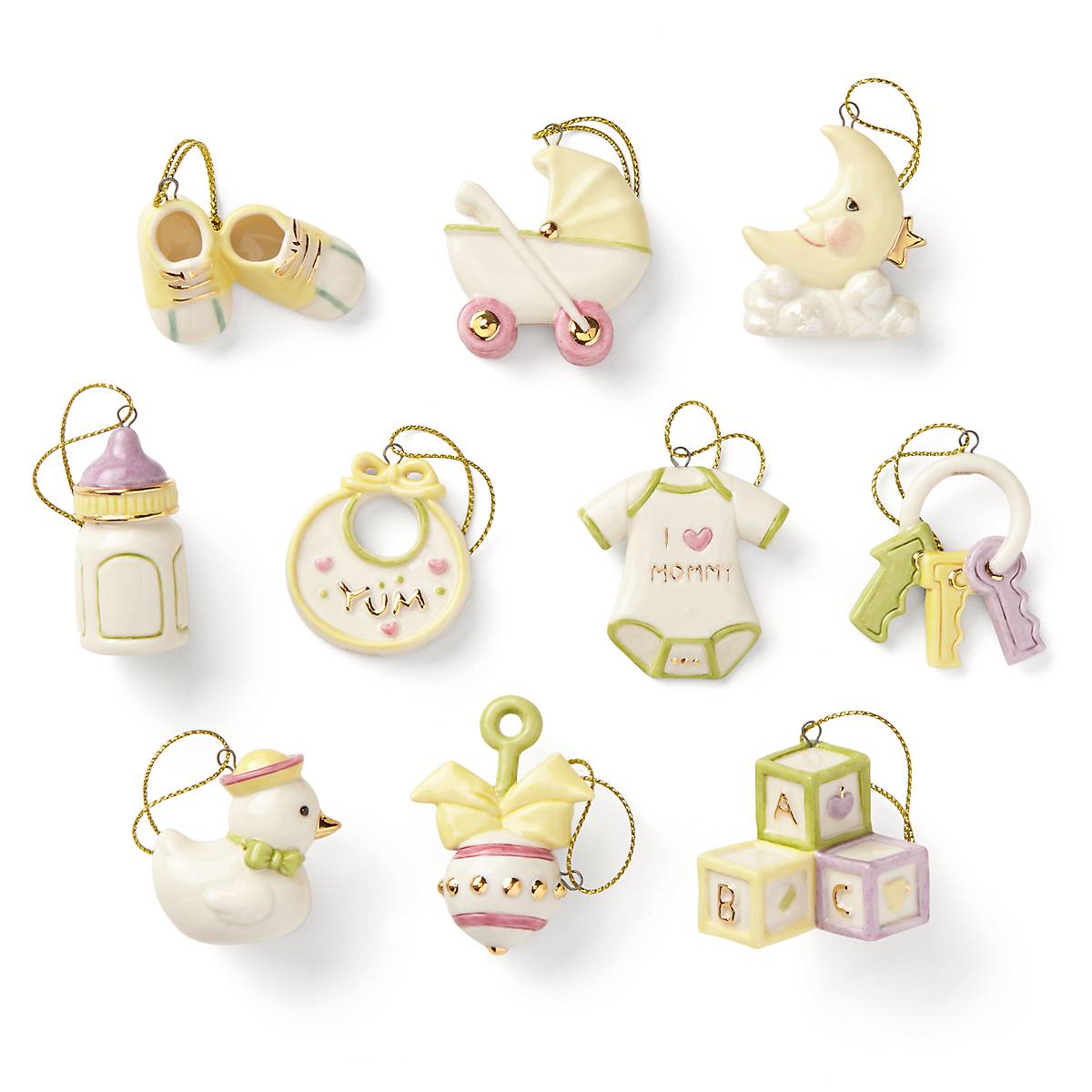 Baby Memories 10-Piece Ornament Set
