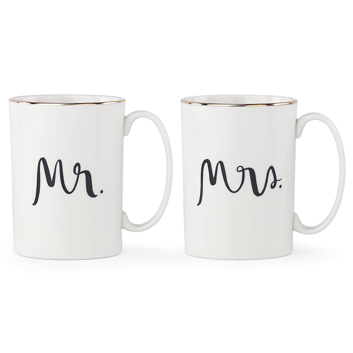 "Bridal Party ""Mr"" & ""Mrs"" 2-Piece Mug Set"