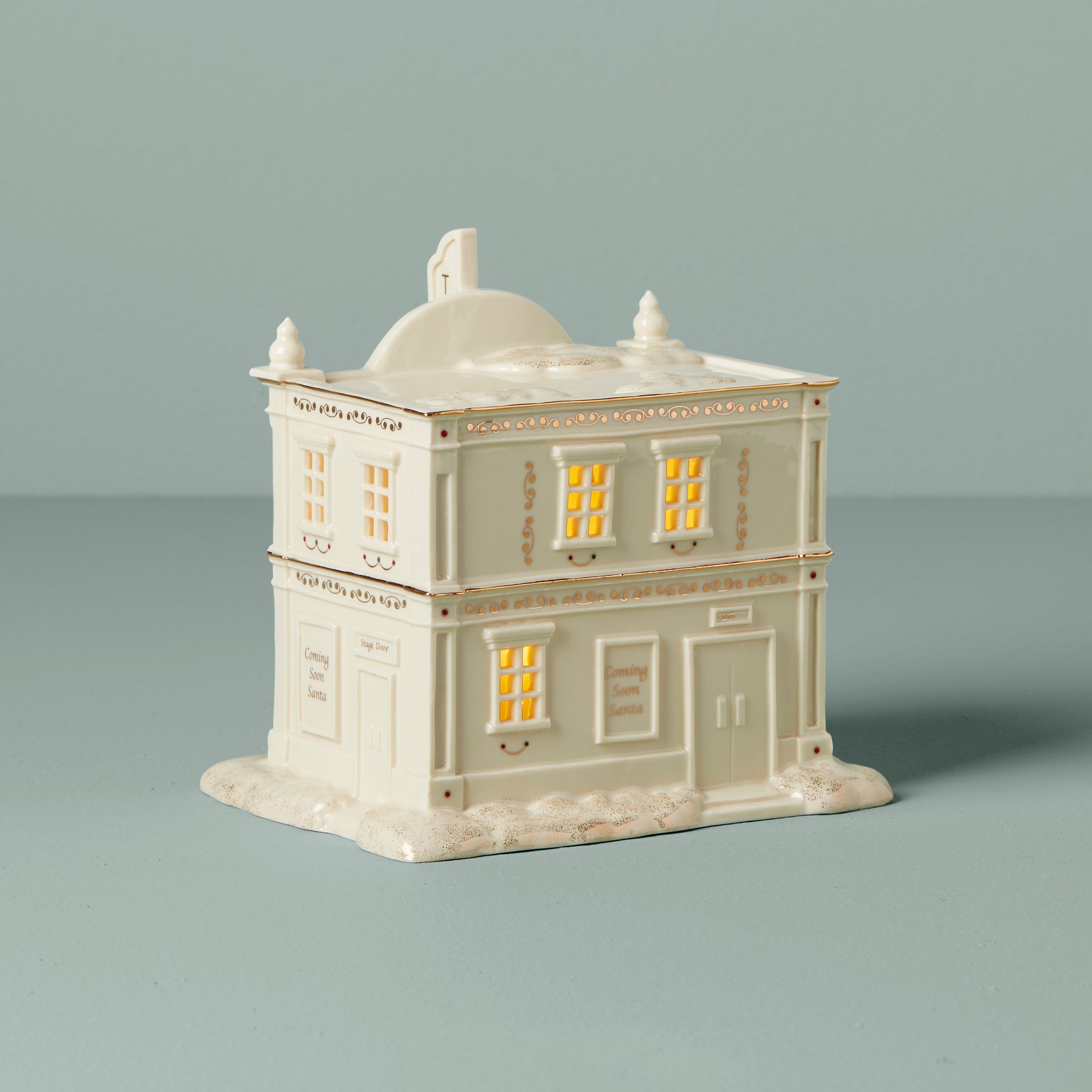 Mistletoe Park Lit County Theatre Figurine