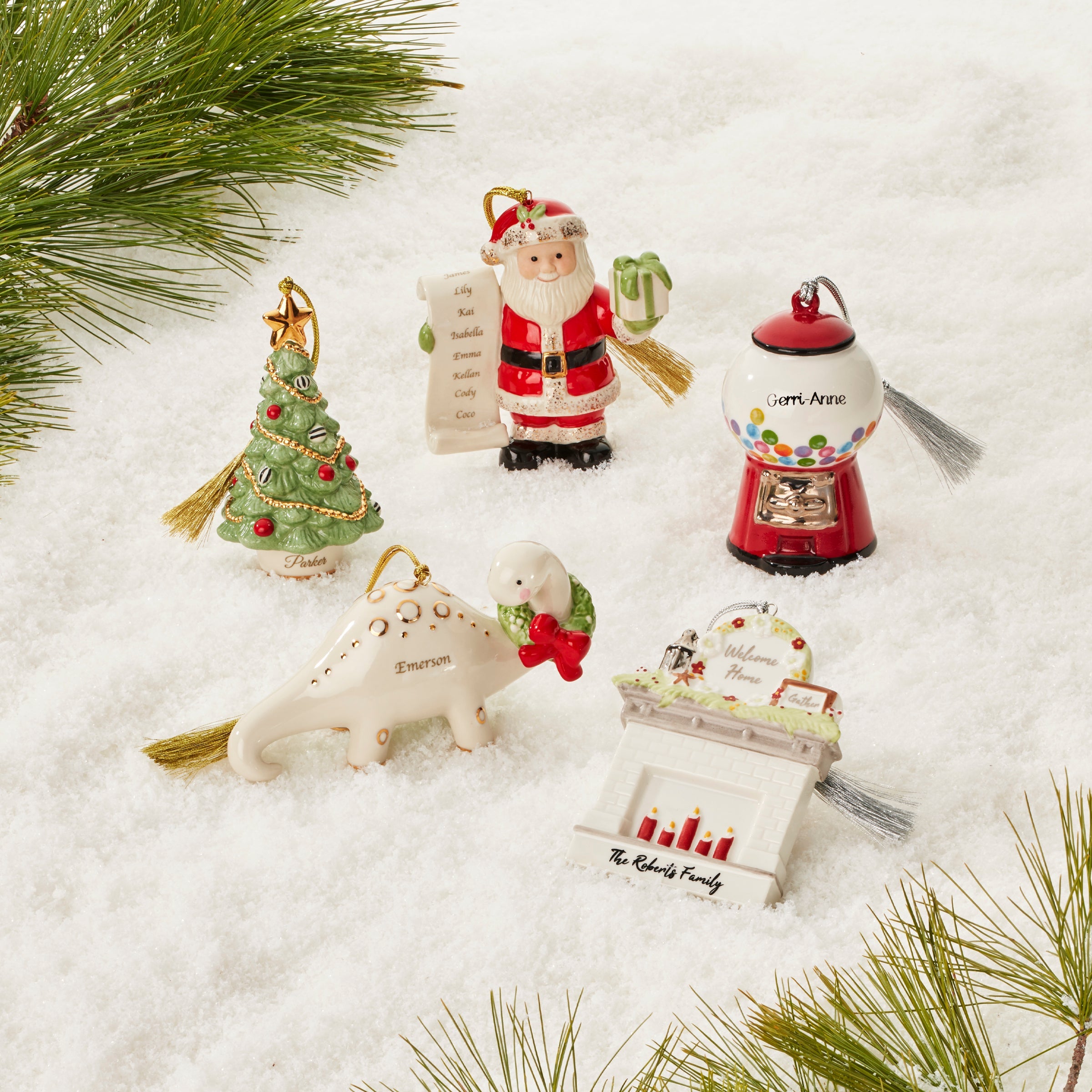Personalized Dinosaur Ornament