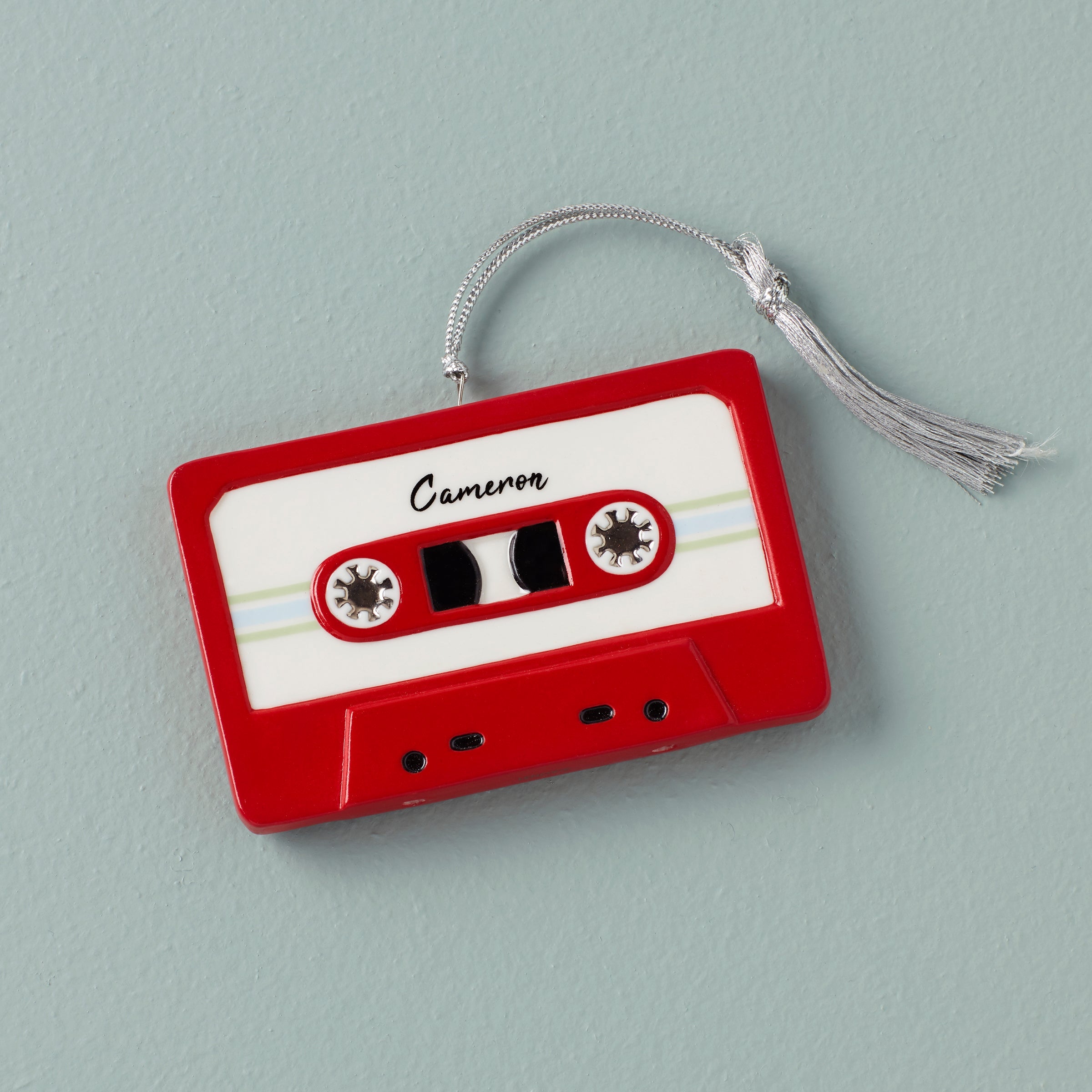 Personalized Retro Cassette Ornament