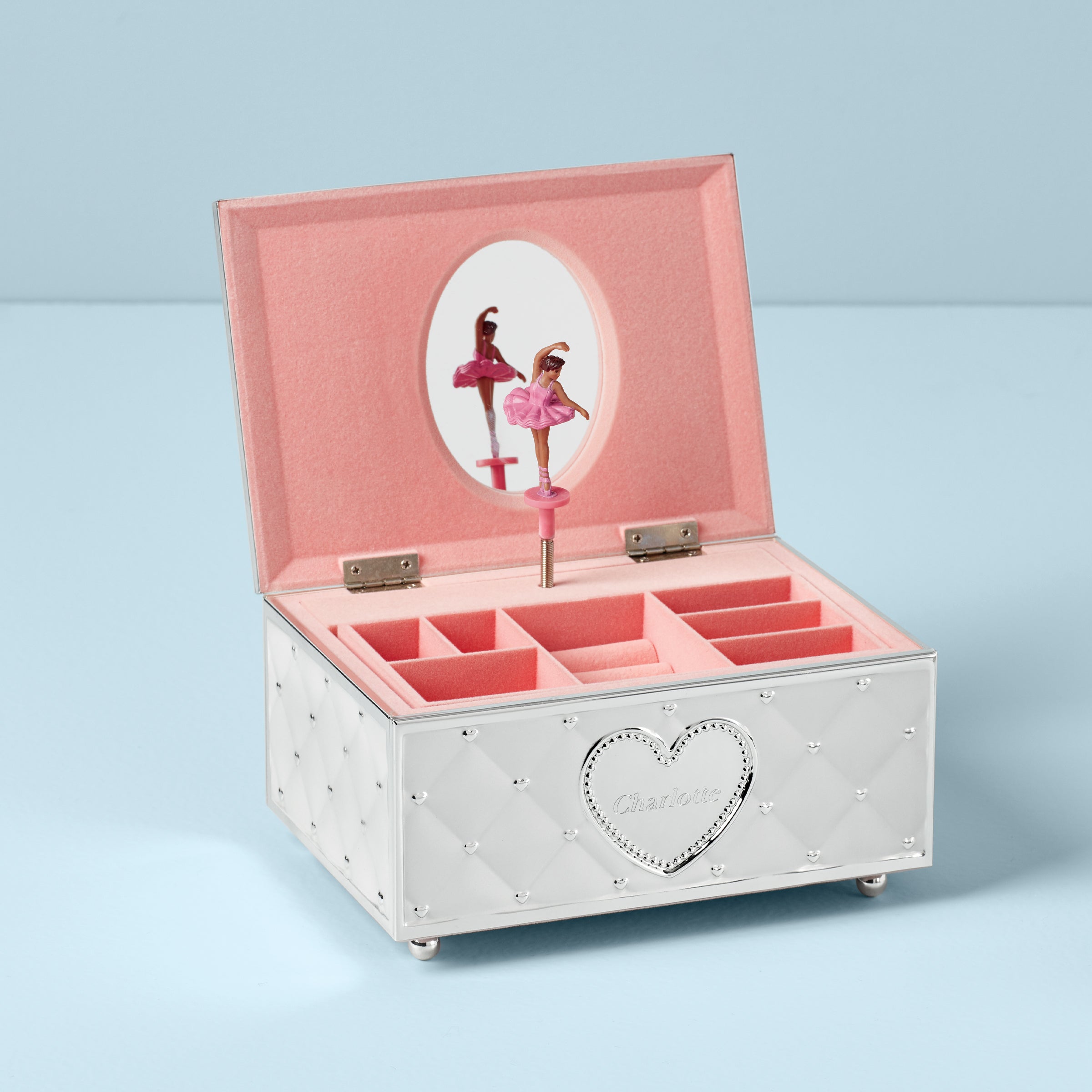 Personalized Ballerina Jewelry Box - African American