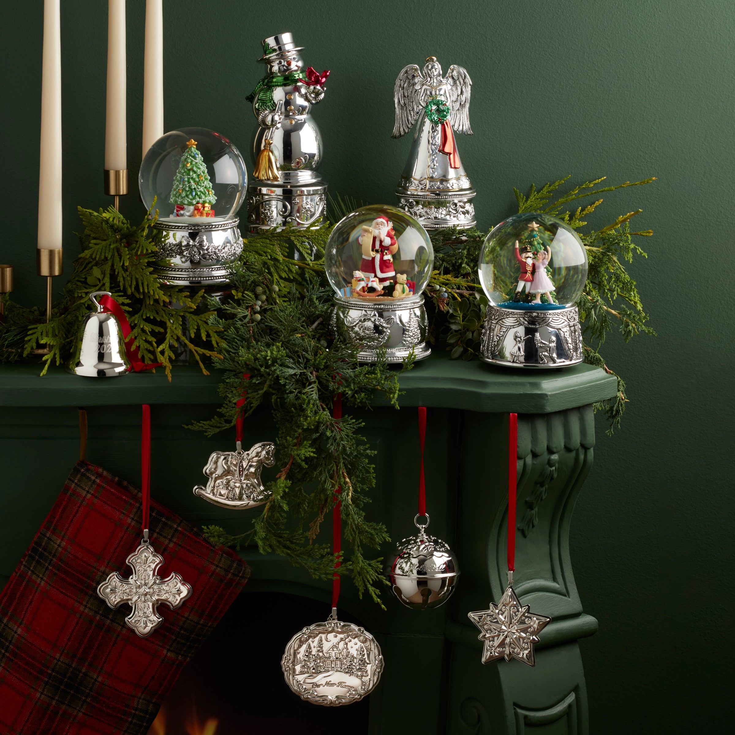2025 Annual Christmas Cross Sterling Ornament