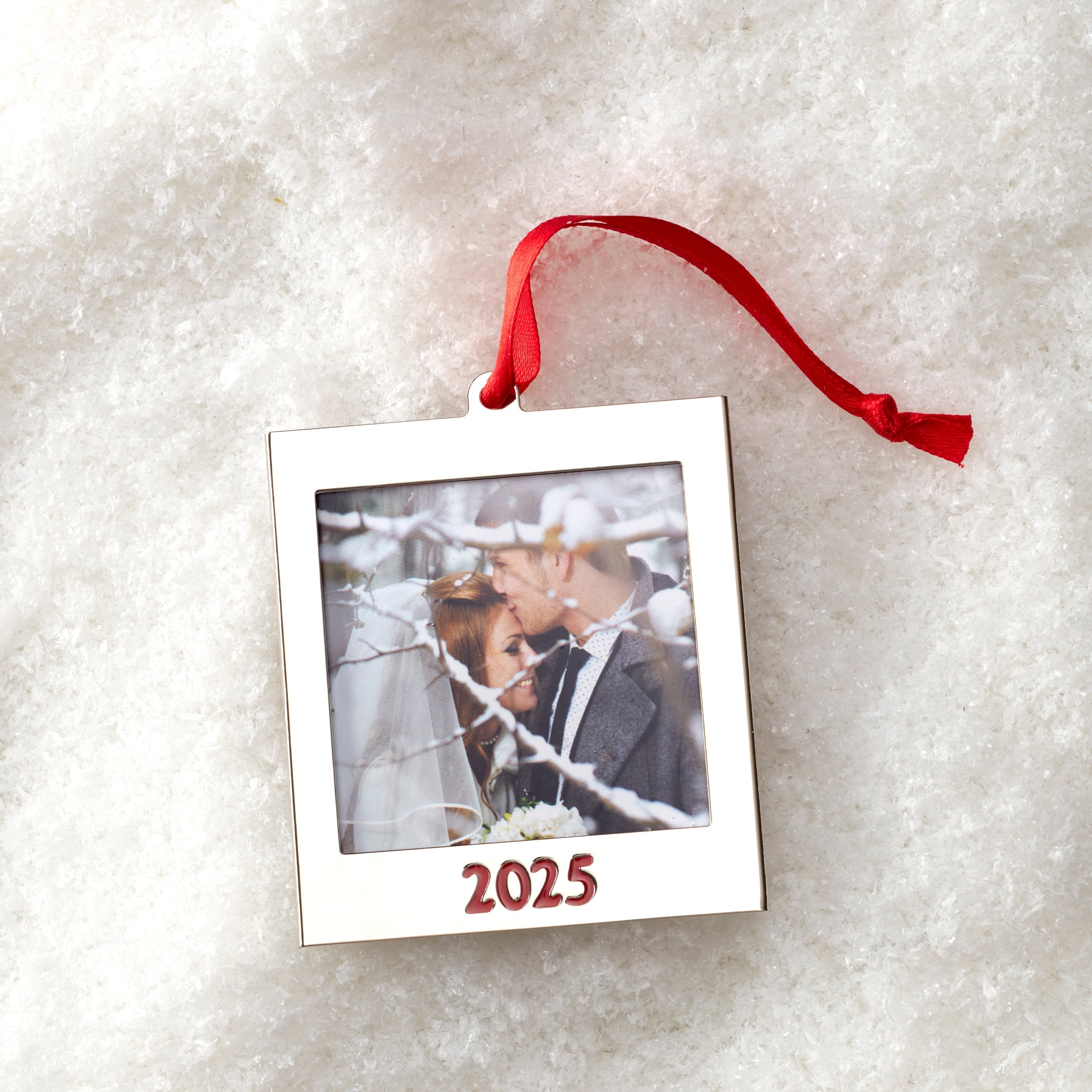 2025 Frame Charm Silverplate Ornament