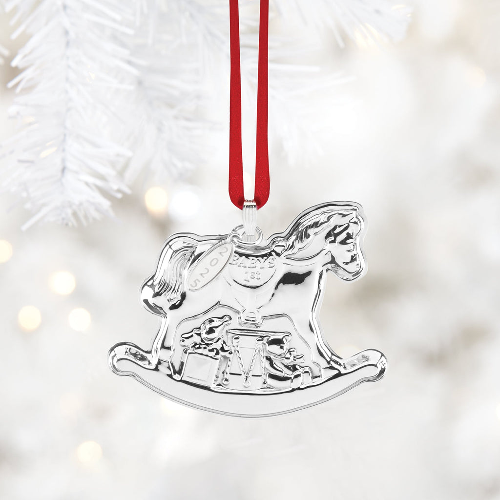 2025 Baby's 1st Rocking Horse Sterling Ornament
