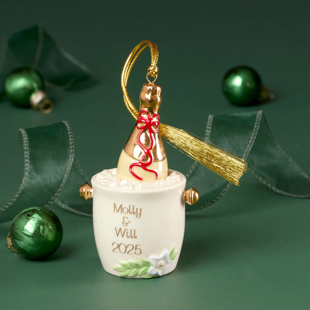 Personalized Champagne Bucket Ornament