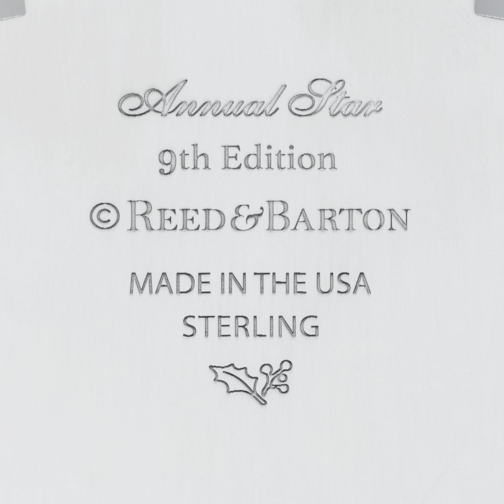 2025 Annual Star Sterling Ornament