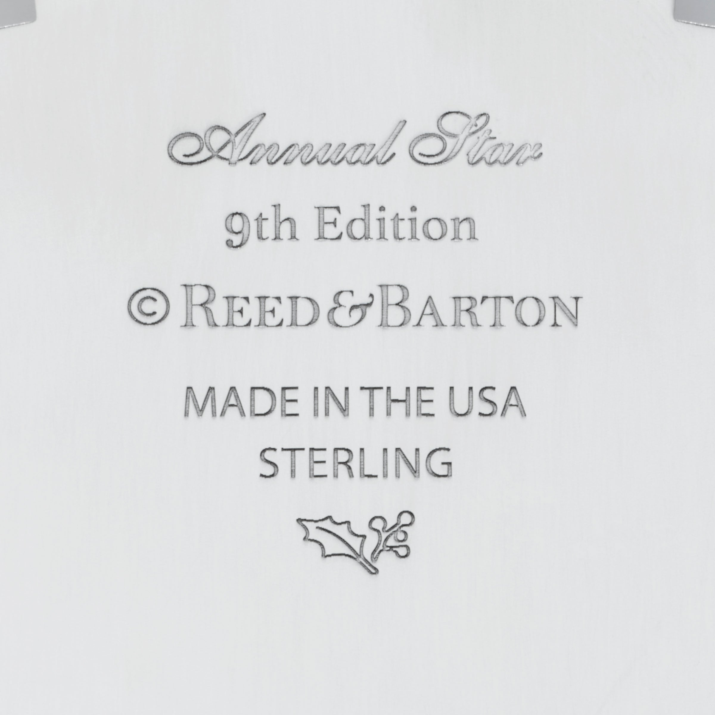 2025 Annual Star Sterling Ornament