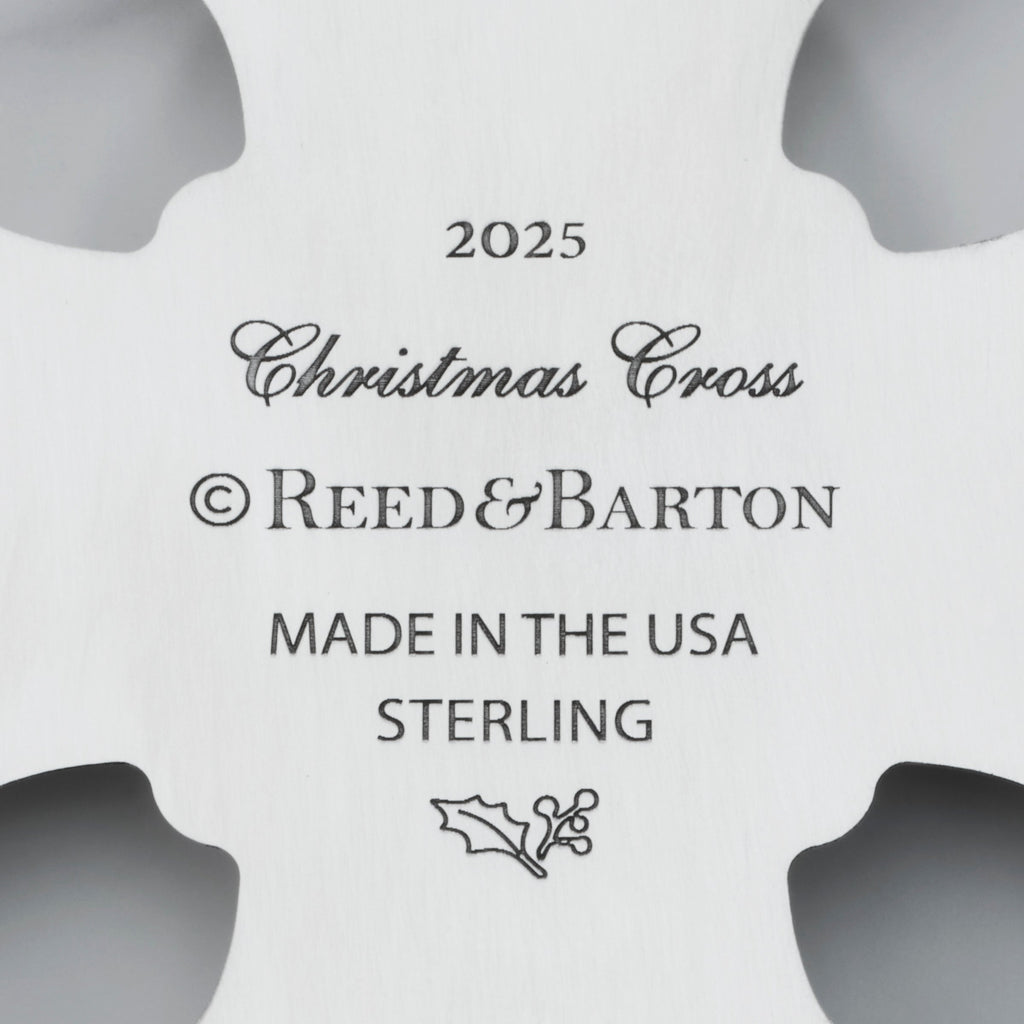 2025 Annual Christmas Cross Sterling Ornament