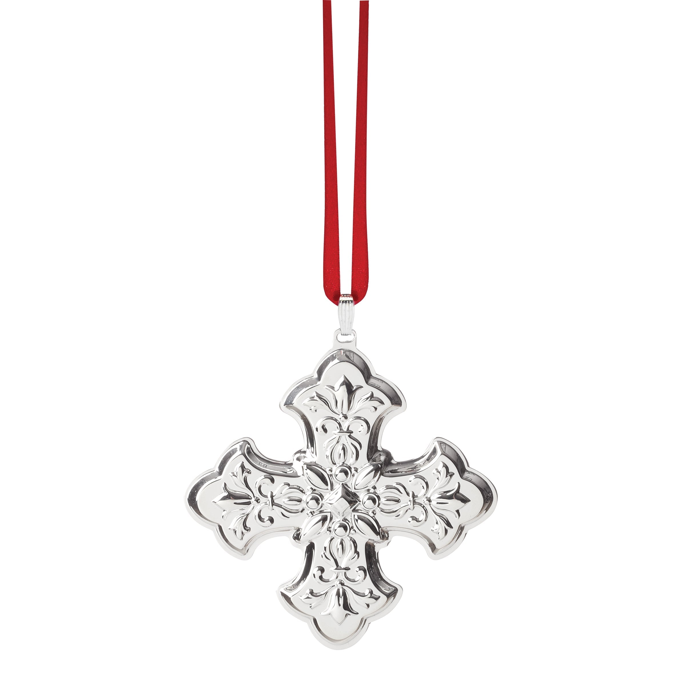 2025 Annual Christmas Cross Sterling Ornament