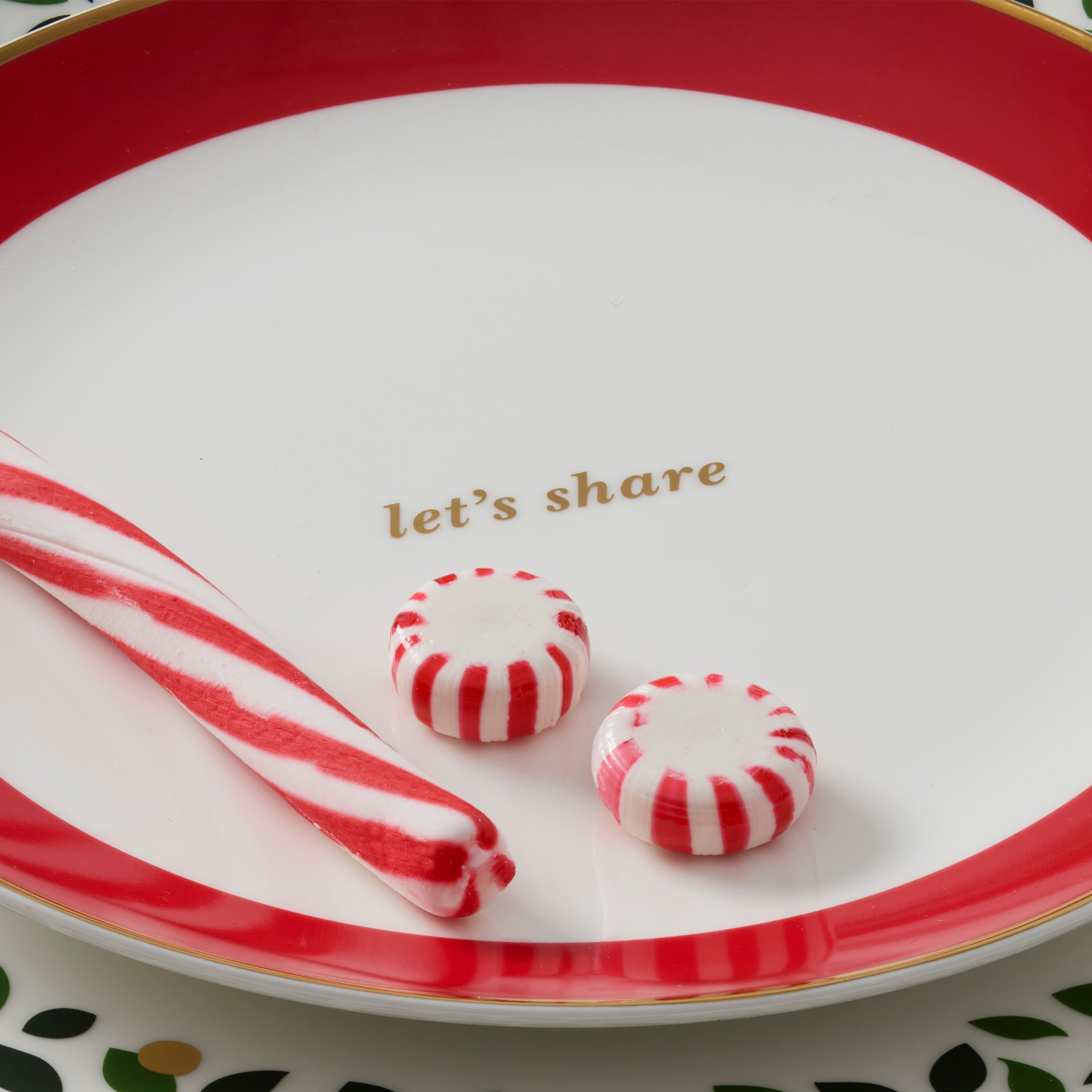 Evergreen Rim Accent Plates - Set of 4