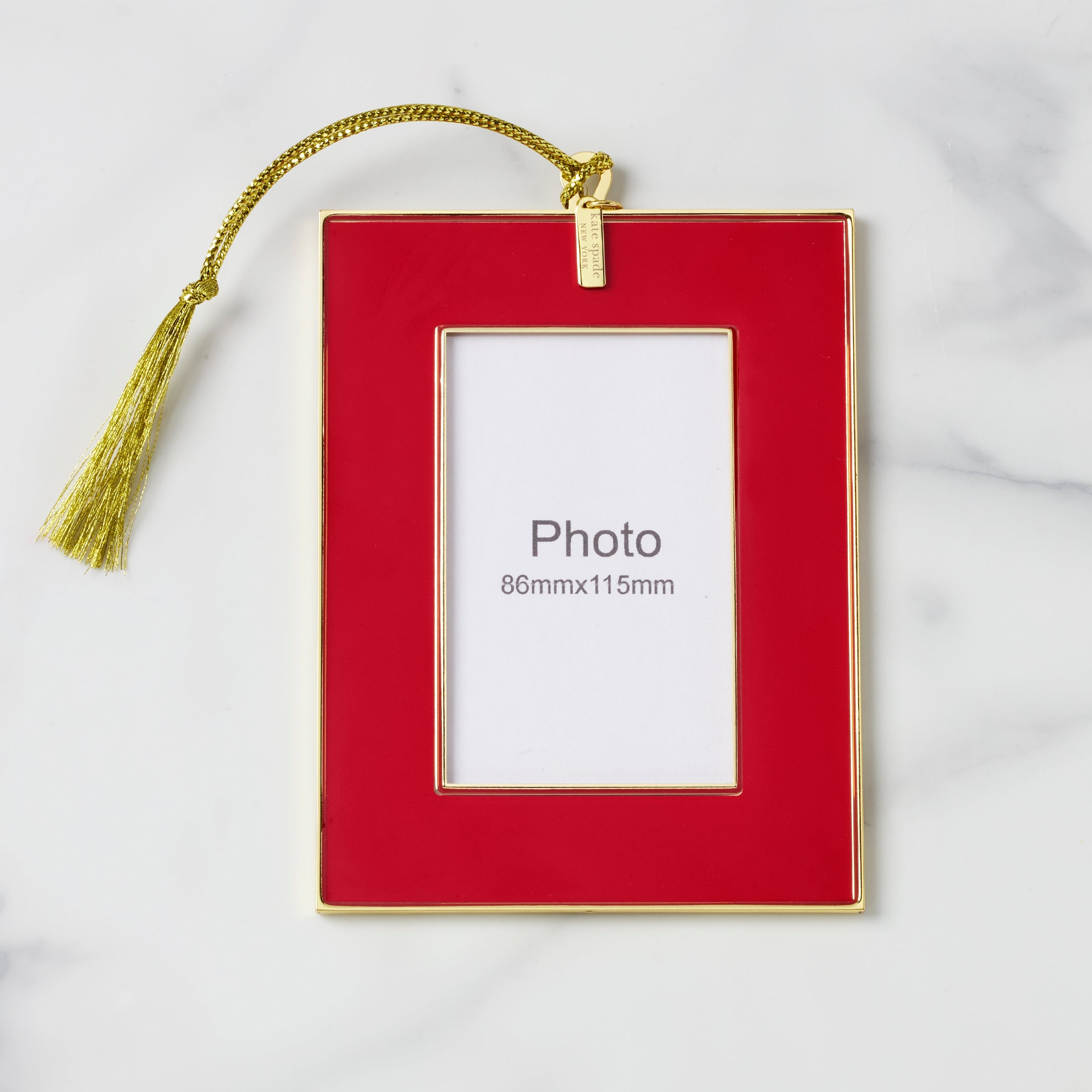 Be Jolly Mini Frame Ornament - Red