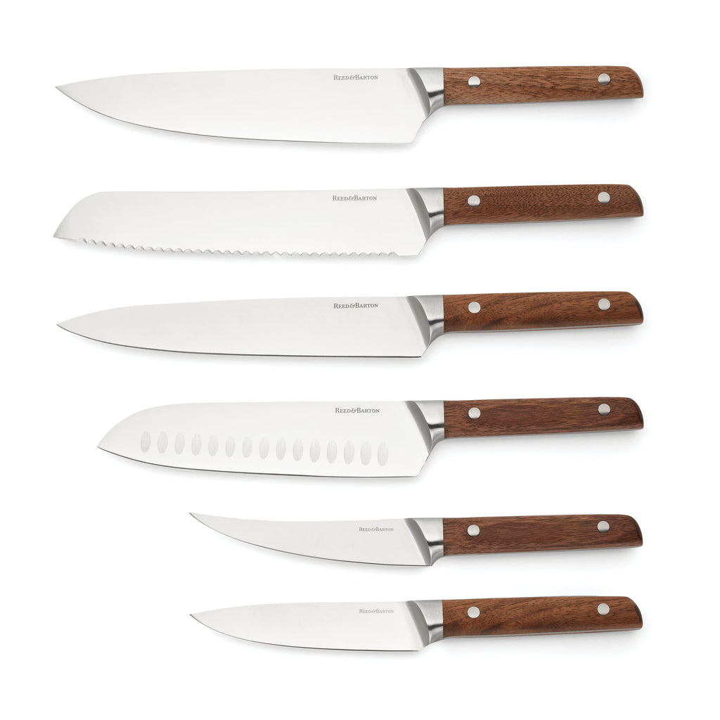 Asher 7 Piece Cutlery Block Set