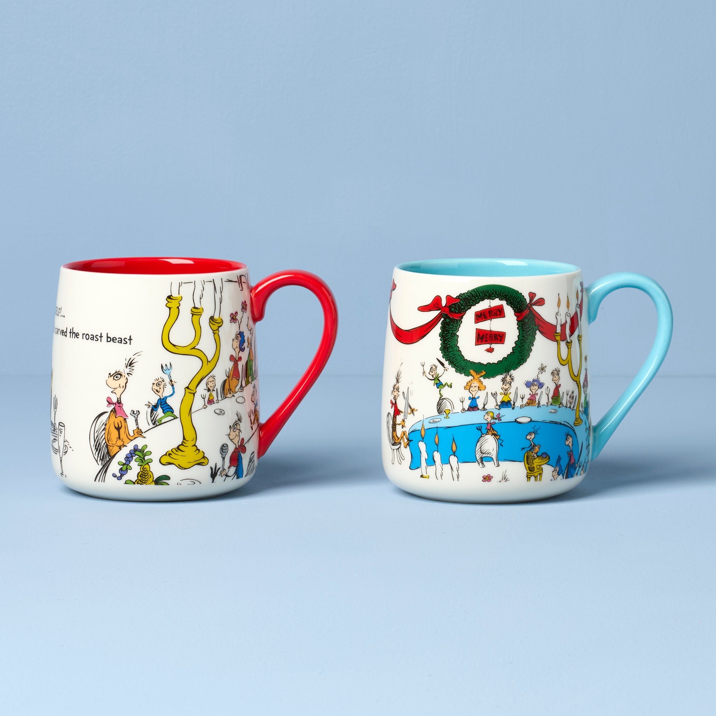 Who-Ville Carving-Serving Beast Mugs - Set of 2