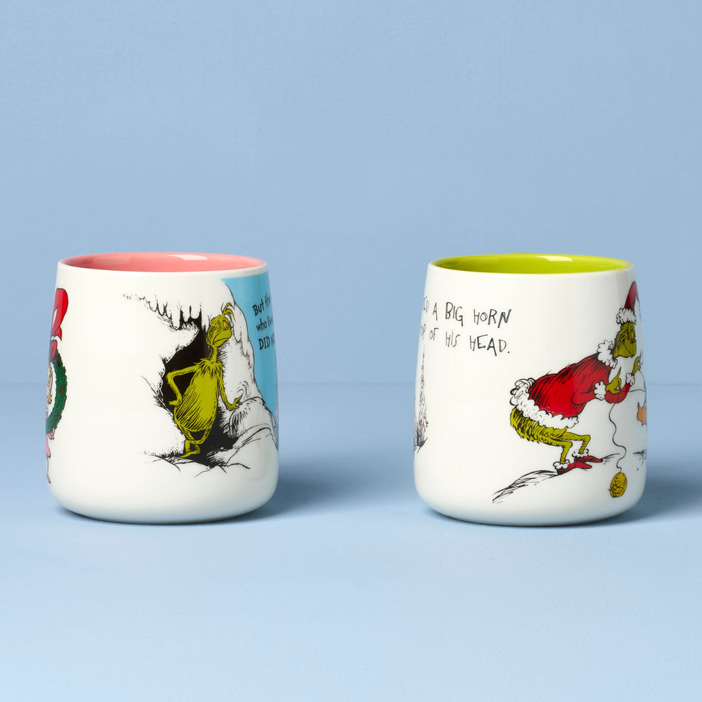 Who-Ville Cindy-Max Mugs - Set of 2