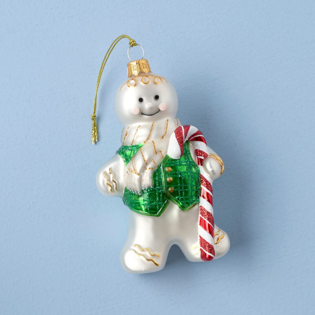2025 Blown Glass Gingerbread Ornament