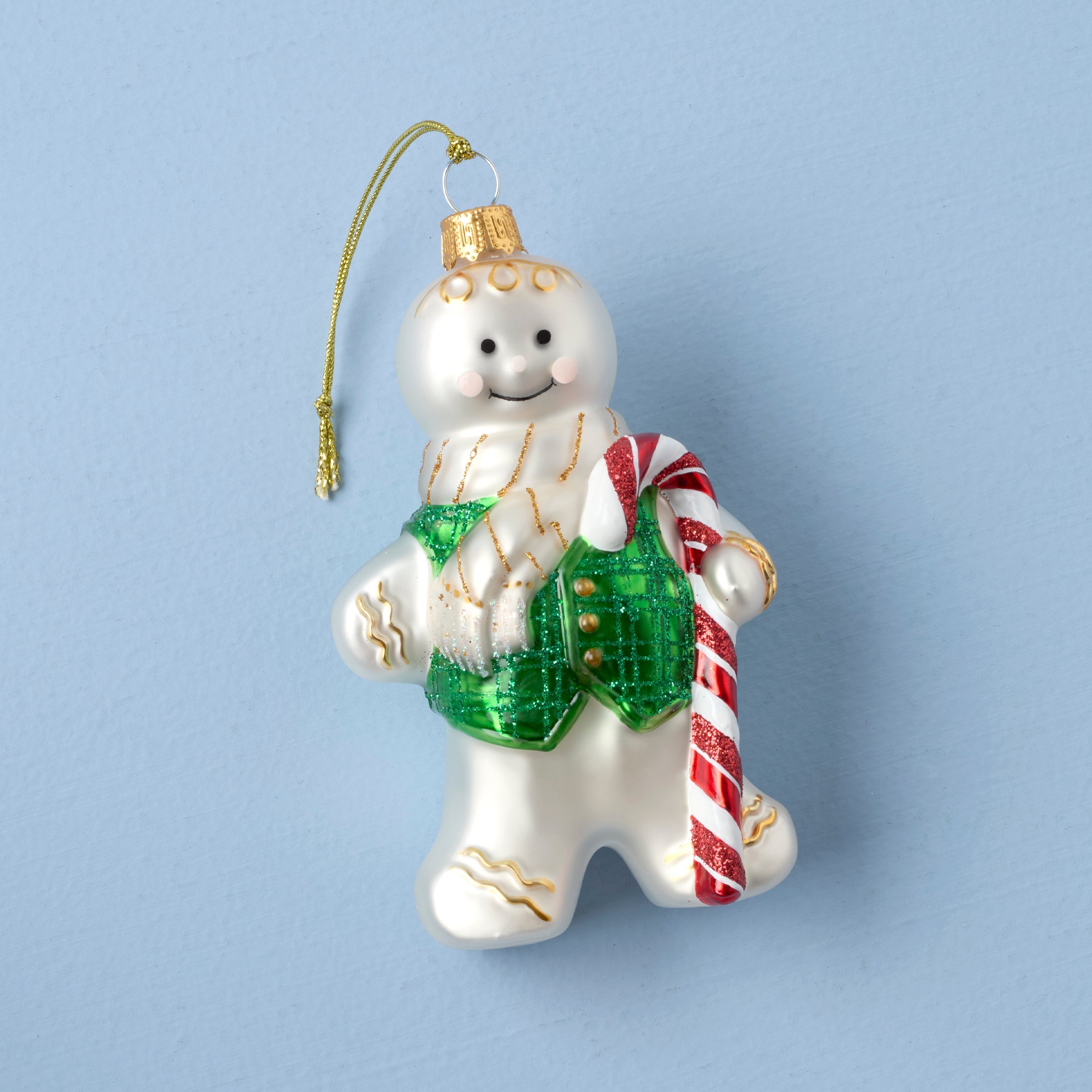 2025 Blown Glass Gingerbread Ornament