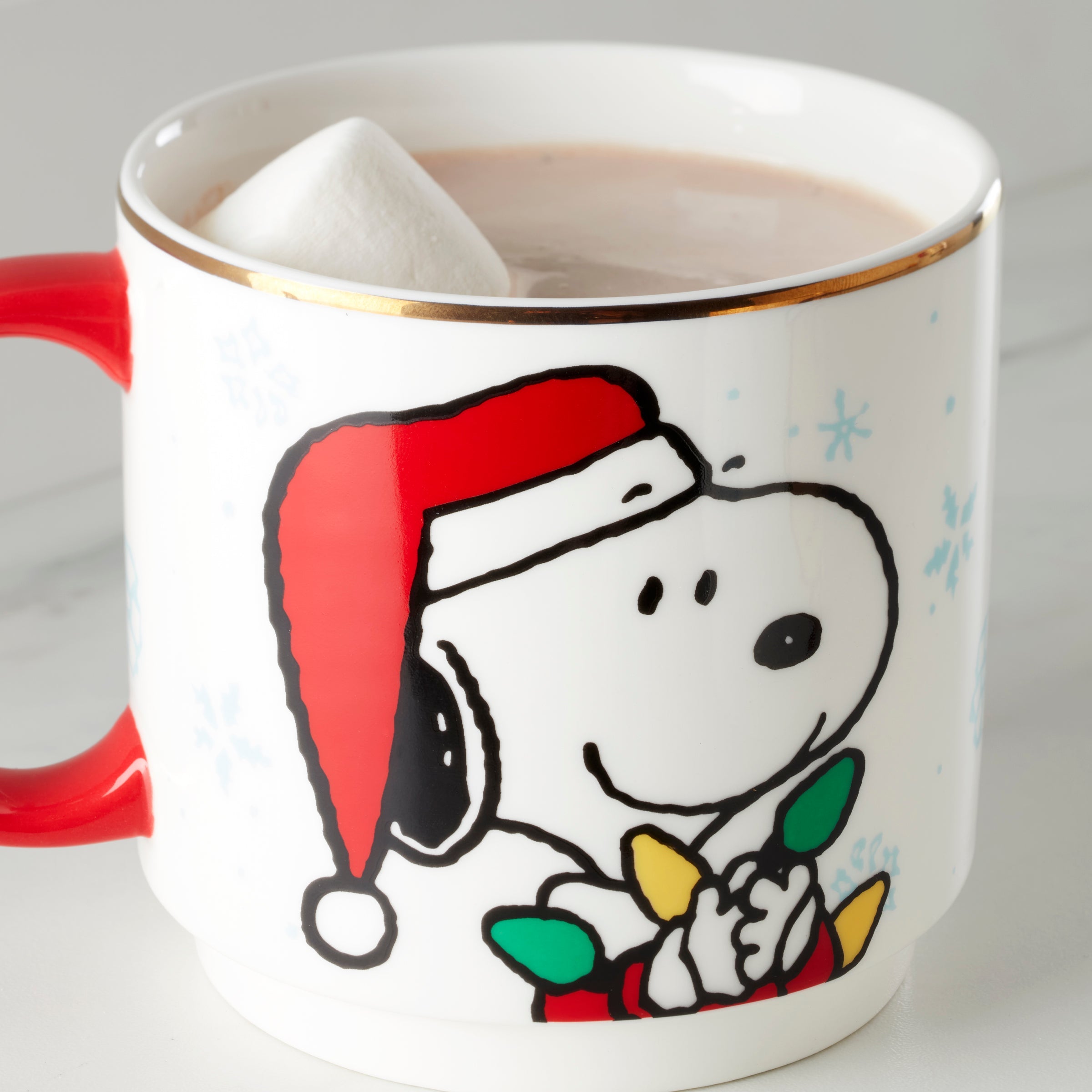 Snoopy Christmas Stacking Mugs - Set of 4